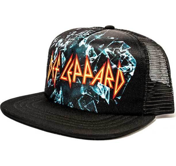 Def Leppard Def Leppard Logo Snapback Trucker Cap