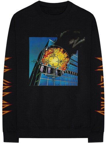 Def Leppard Pyromania Black Unisex Long Sleeve T-shirt XL