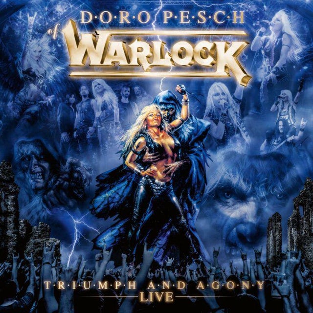 Warlock - Triumph & Agony Live (Marble Blue & White Vinyl)