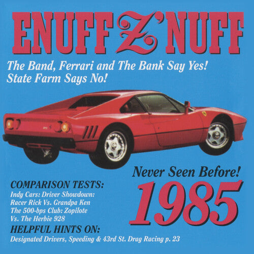 Enuff Z'nuff 1985 (Blue & Red Starburst) (Colored Vinyl, Blue, Red, Reissue)