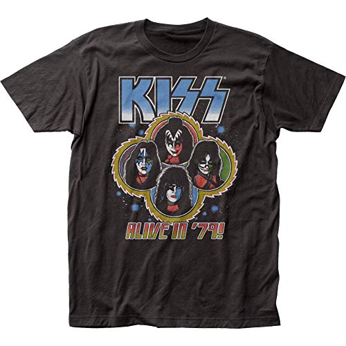 Kiss Kiss Alive In '79 Fitted Jersey Tee