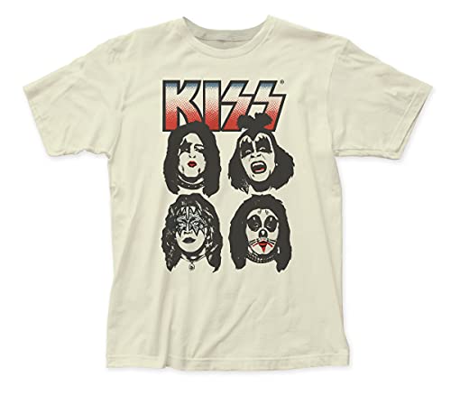 Kiss Kiss Four Faces Fitted Jersey Tee