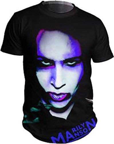 Marilyn Manson Marilyn Manson Oversaturated Men'S T-Shirt, Black, X-Large