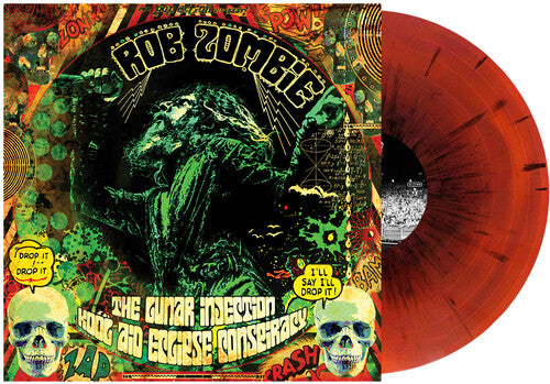 Lunar Injection Kool Aid Eclipse Conspiracy (Ox Blood & Orange Swirl w/ Black Splatterl)