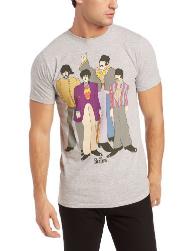 The Beatles Men'S The Beatles Submarine T-Shirt, Light Gray, Small