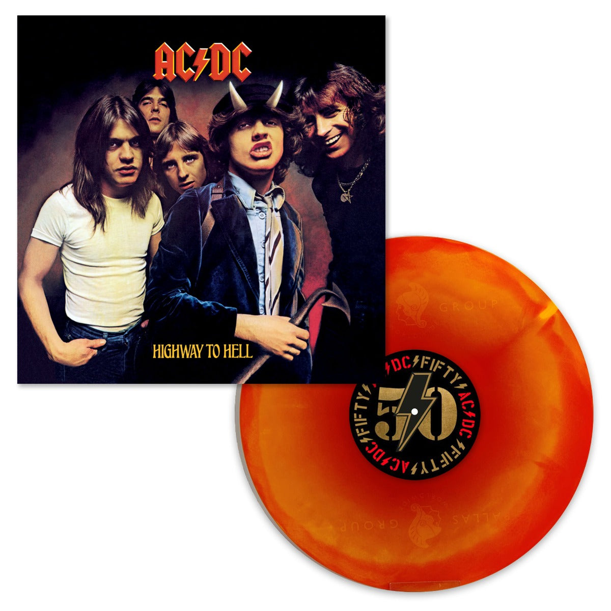 Highway To Hell: 50th Anniversary (Limited Edition, Hellfire Marble Colored Vinyl)