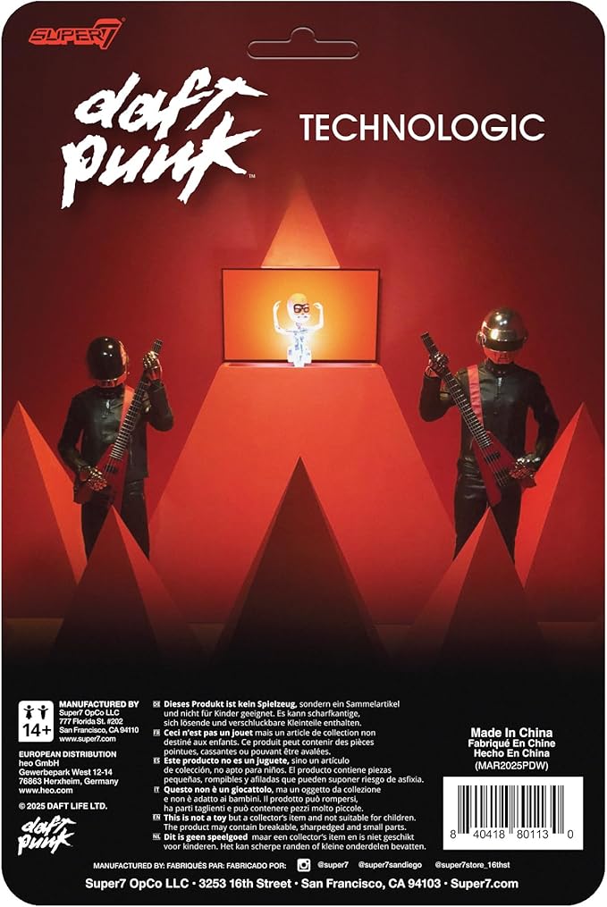 Super7 Daft Punk Reaction Figures Wave 01 - Human After All Action Figure