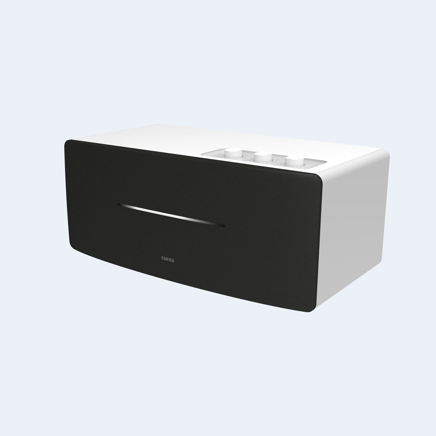 D12 Desktop Stereo Speaker- White
