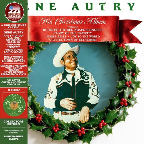 His Christmas Album (Splatter Green & White Colored Vinyl, Bonus Tracks, Deluxe Edition, Limited Edition)