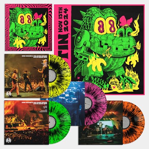 King Gizzard - Live In Austin '24 (4Lp Neon Splatter Vinyl Box Set)