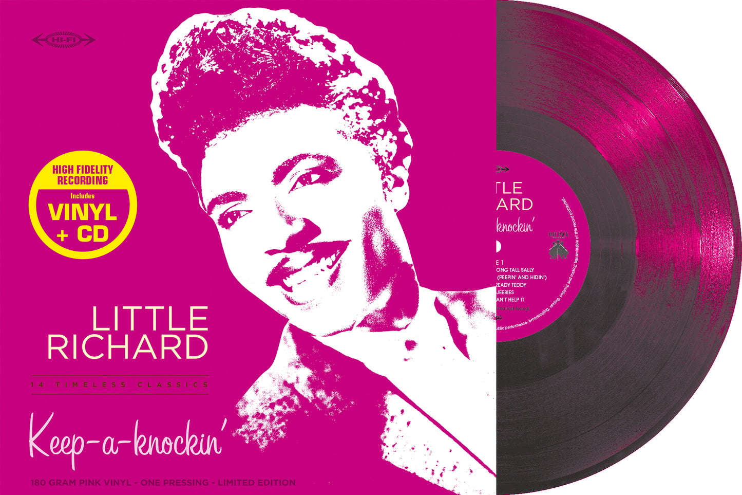 33 Tours - Keep A-Knockin' (Pink Vinyl + CD)