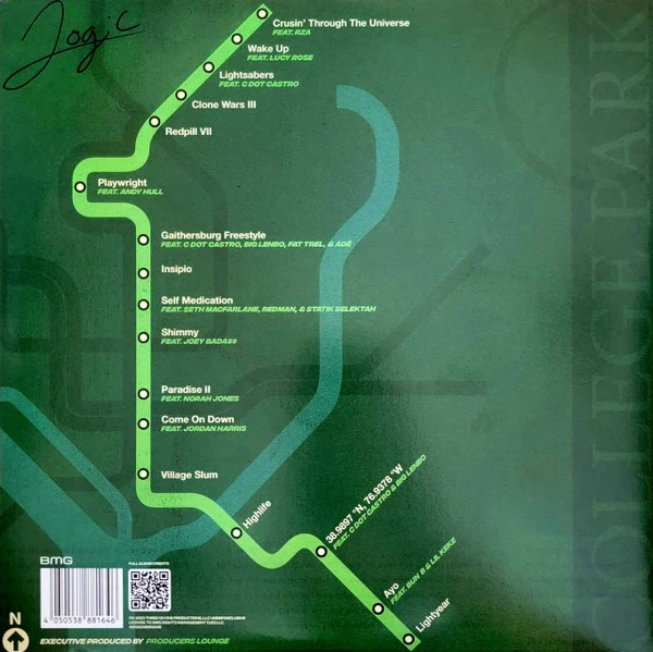 College Park (Limited Edition, "Varsity" Green & Black Splatter, Artist Signed) (2 Lp's)