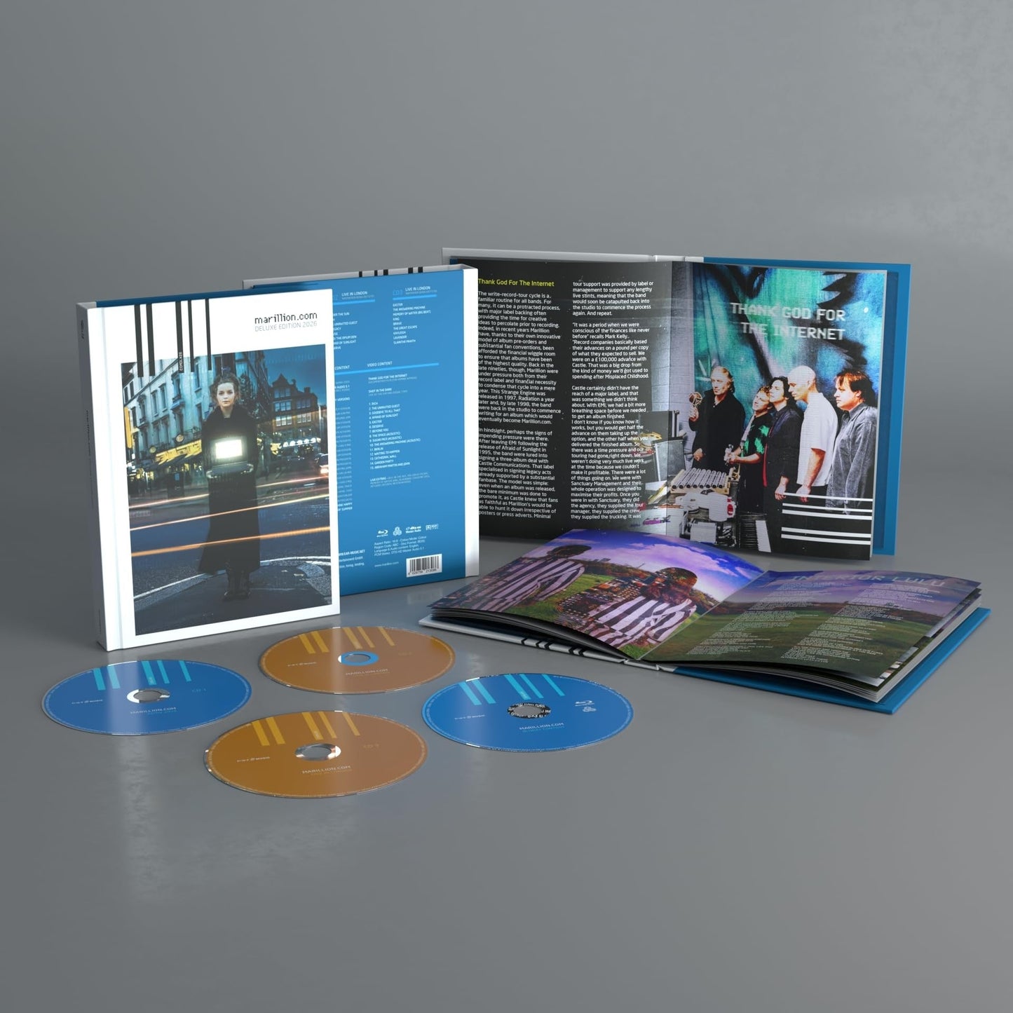 Marillion.Com (3Cd + Blu-Ray Mediabook)