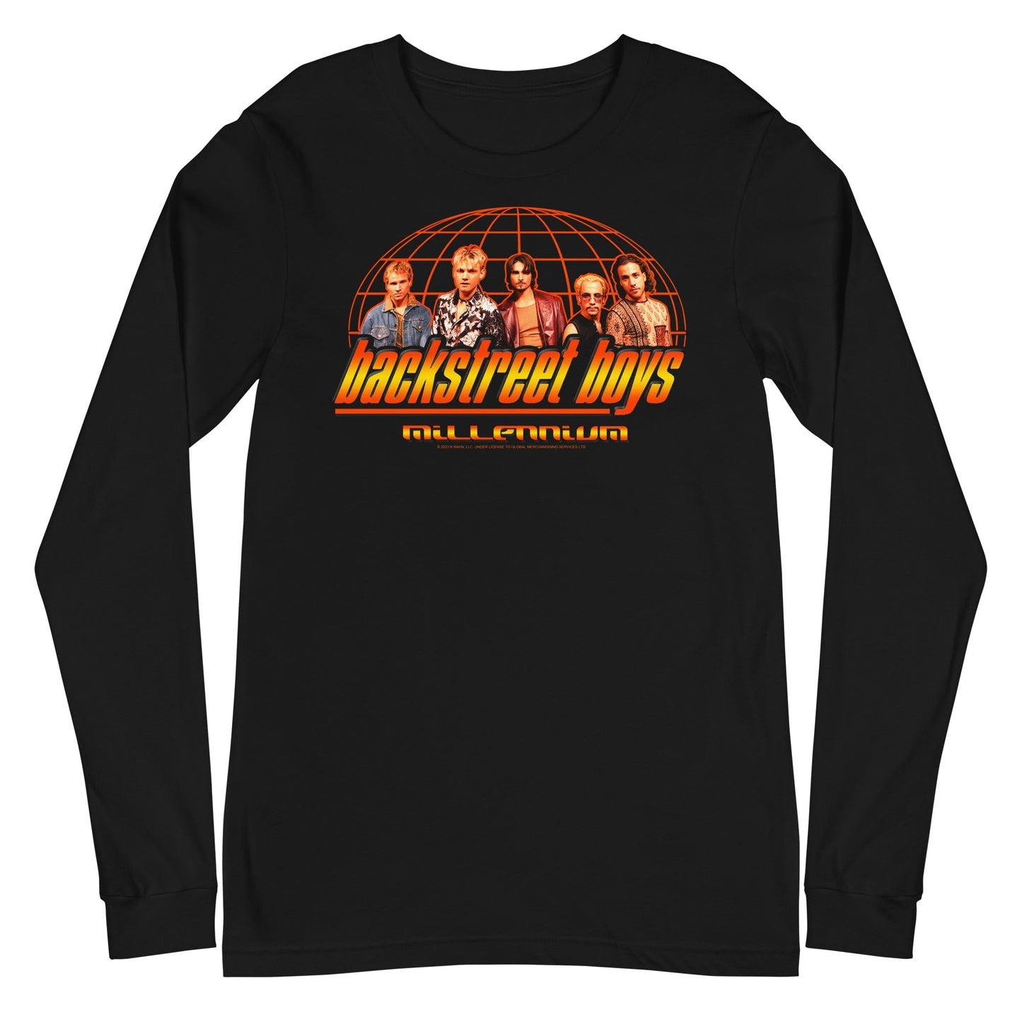 Backstreet Boys - Across the Globe Long Sleeve T-Shirt Black