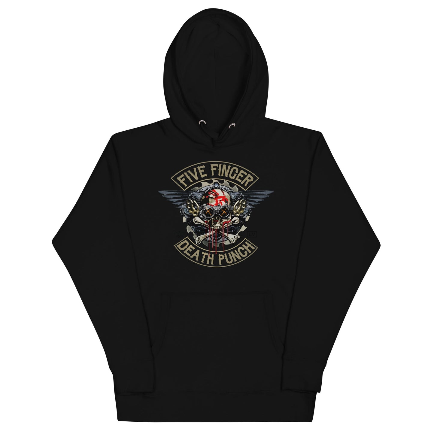 Five Finger Death Punch - Crossbones Hoodie Black