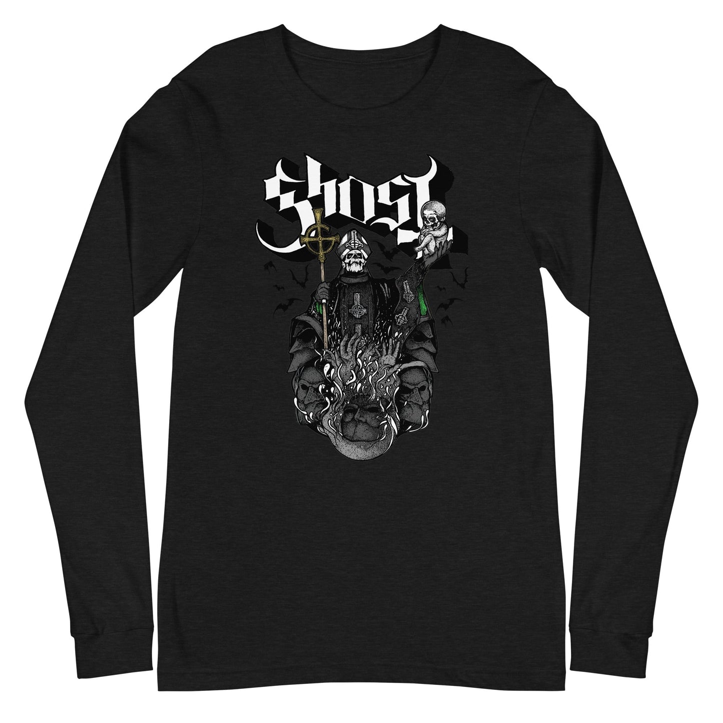 Ghost - Darkness Awaits Long Sleeve T-Shirt Black