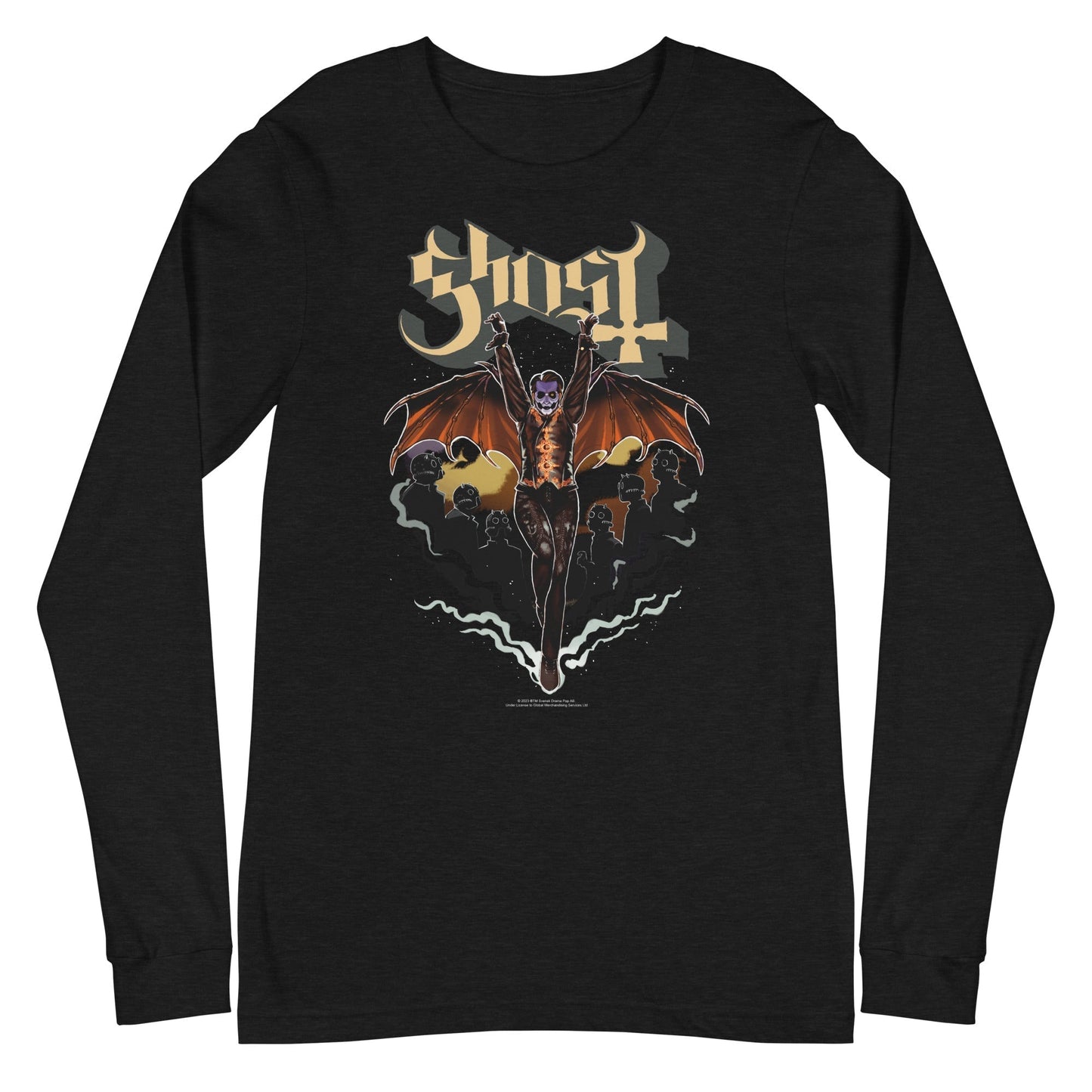 Ghost - Fly Over Long Sleeve T-Shirt Black