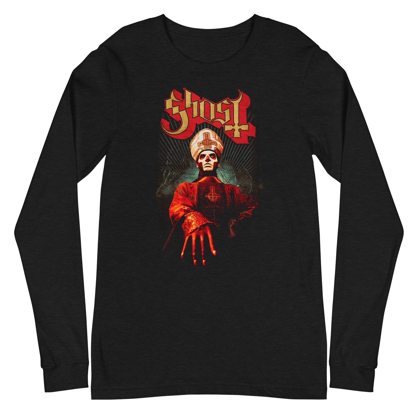 Ghost - Kiss the Ring Long Sleeve T-Shirt Black