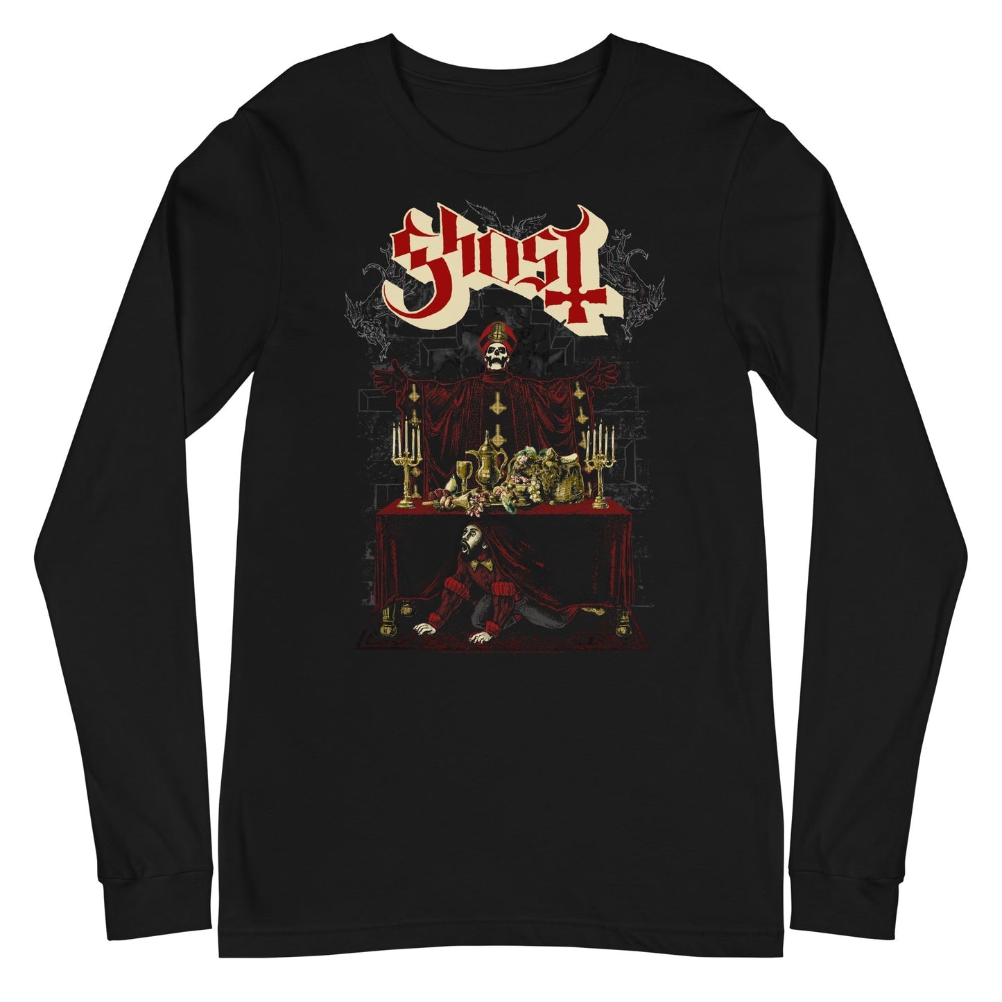 Ghost - Last Supper Long Sleeve T-Shirt Black