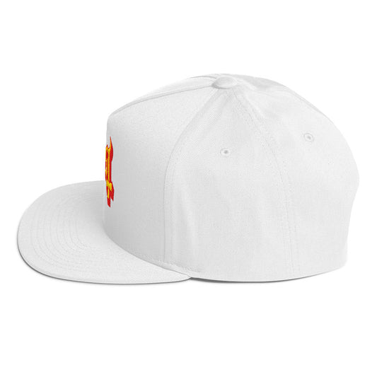 Ghost Logo Embroidered Snapback Hat