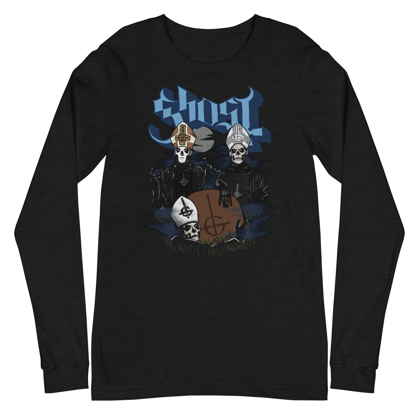 Ghost - Midnight Long Sleeve T-Shirt Black