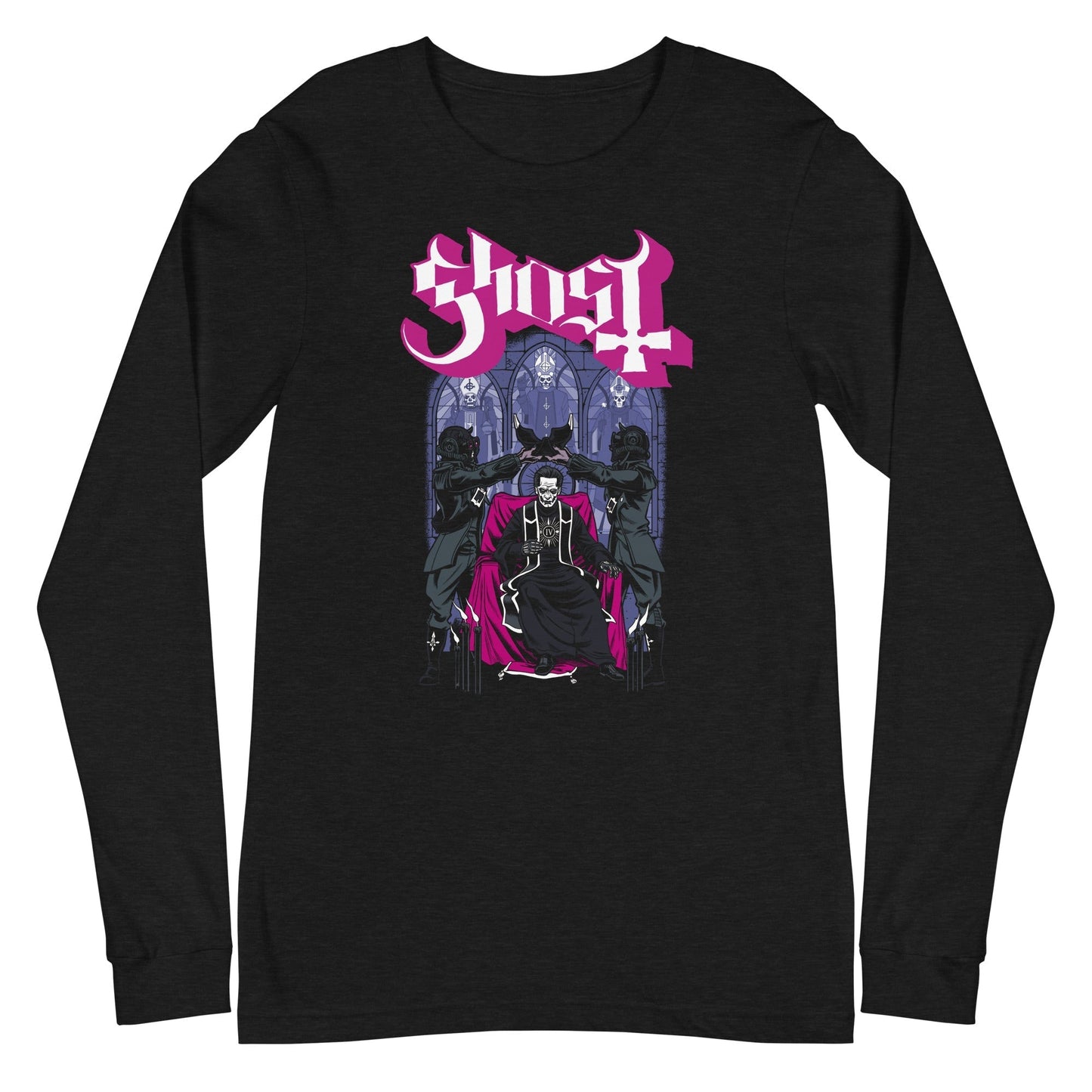 Ghost - Pray for Us Long Sleeve T-Shirt Black