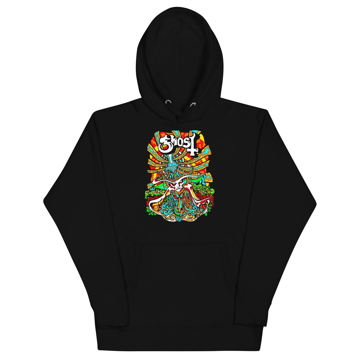 Ghost - Psychedelic Hoodie Black