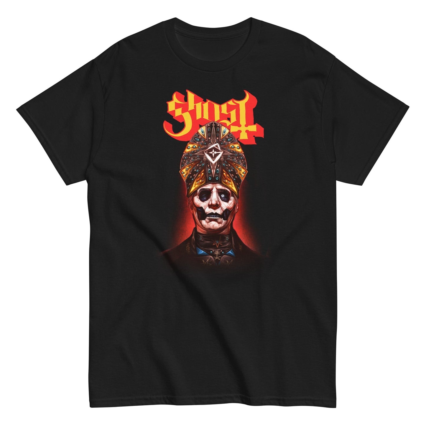 Ghost - Red Glow T-Shirt Black