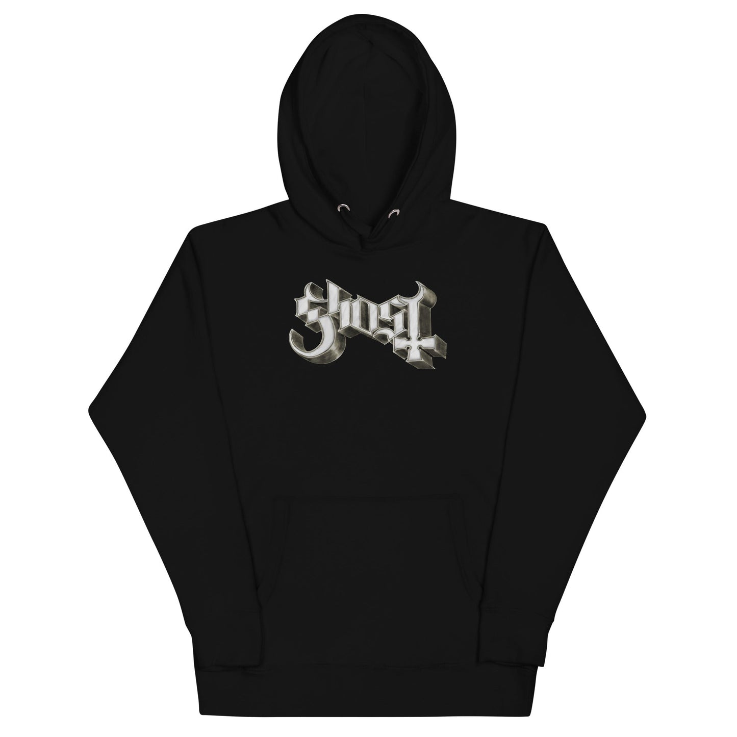 Ghost - Sliver Logo Hoodie Black