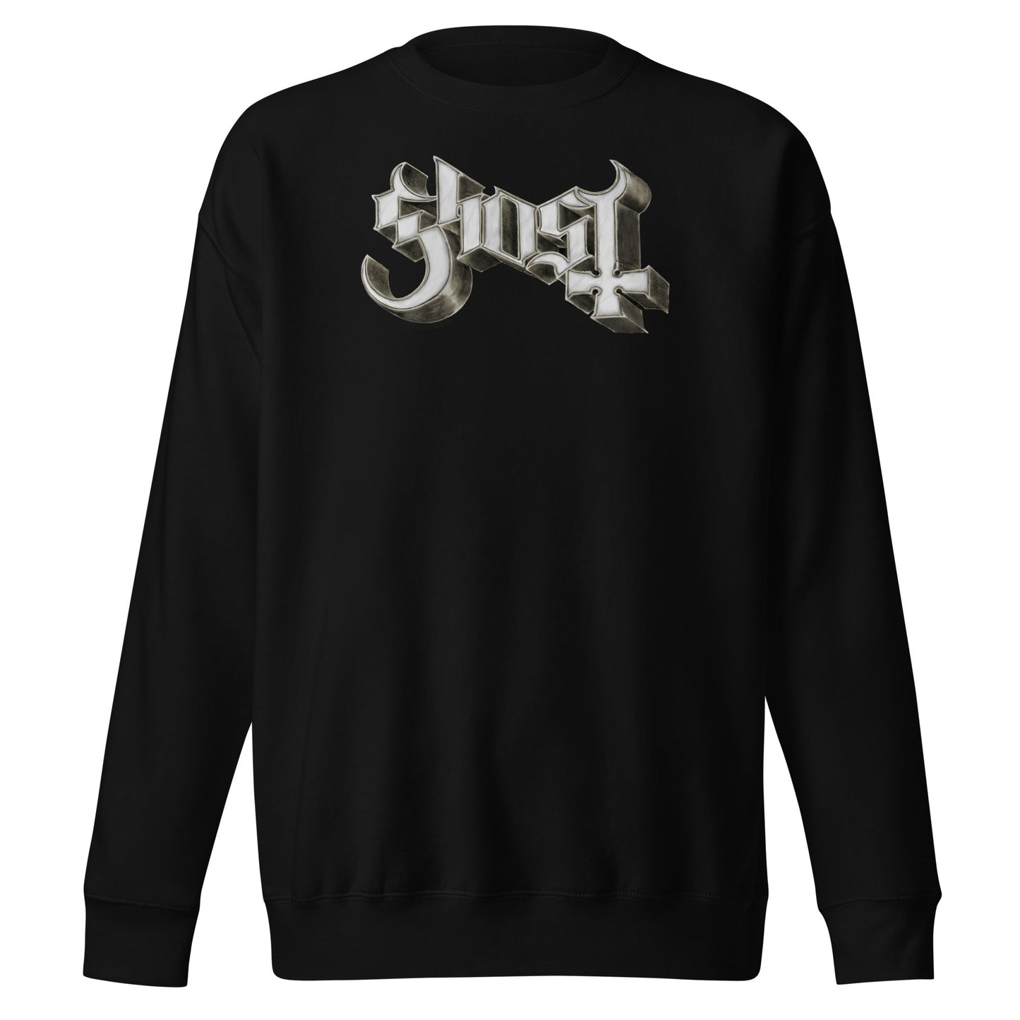 Ghost - Sliver Logo Sweatshirt Black