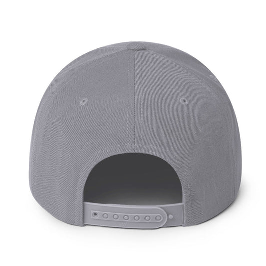 HIM Classic Logo Grey Embroidered Snap Back Hat
