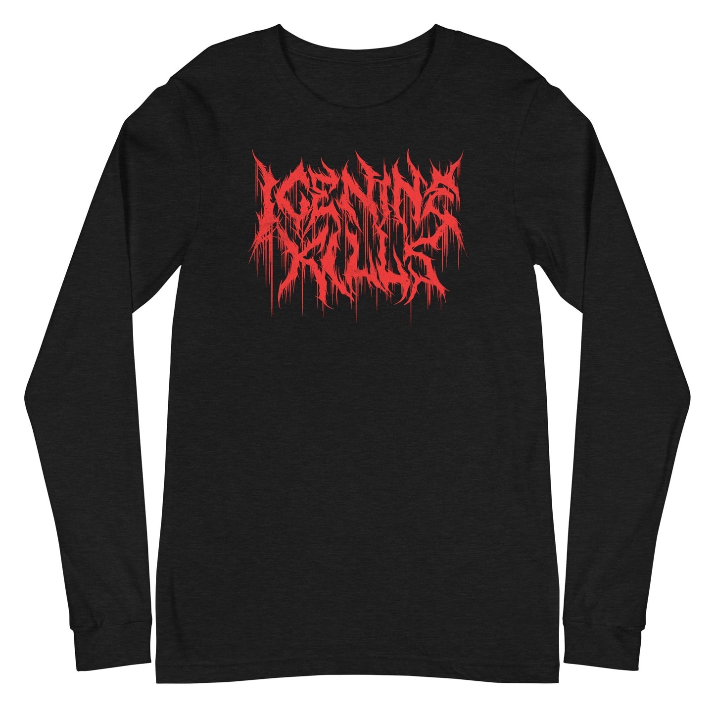 Ice Nine Kills - Drip Logo Long Sleeve T-Shirt Black