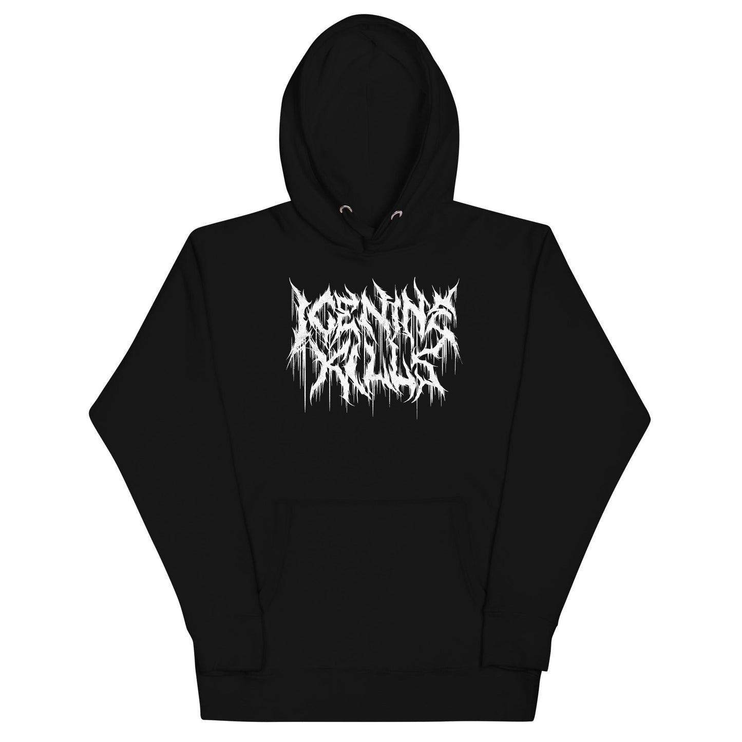 Ice Nine Kills - White Drip Logo Hoodie Black
