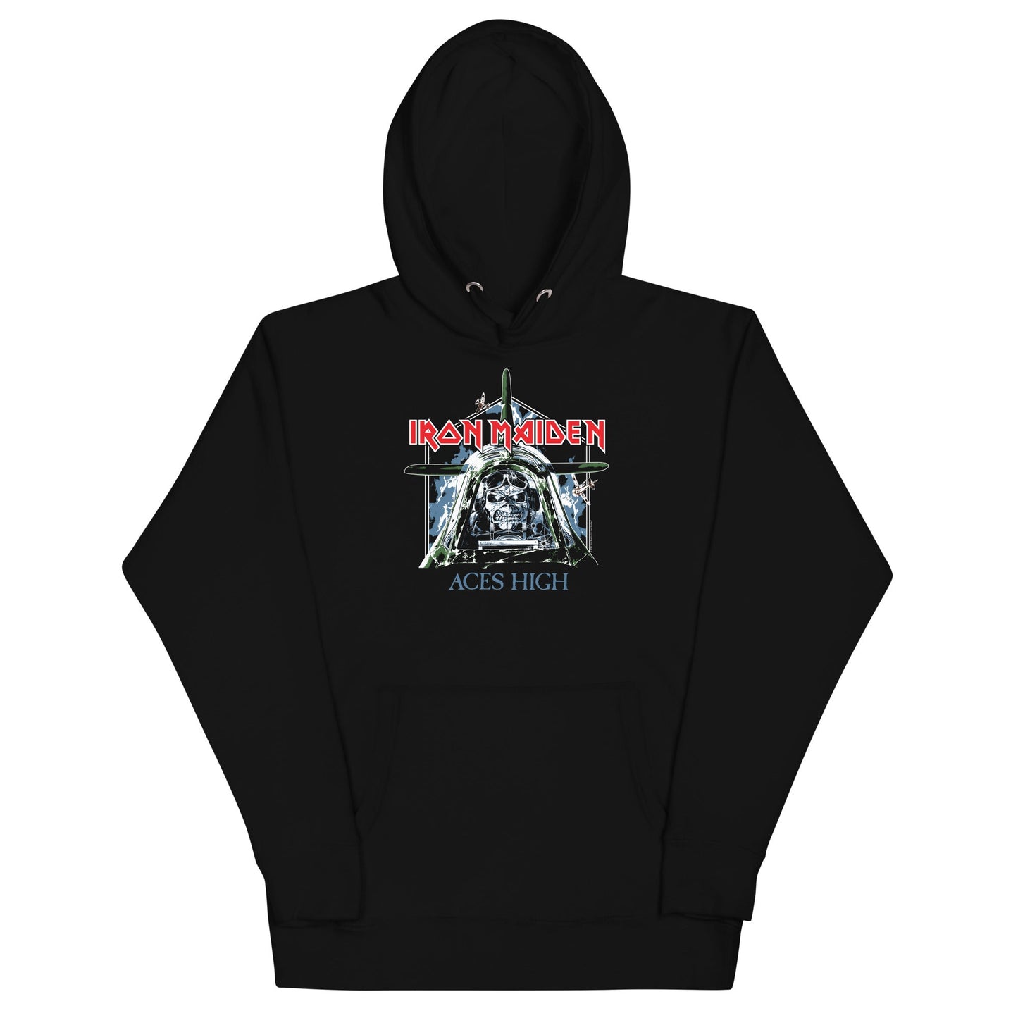 Iron Maiden - Aces High Hoodie Black
