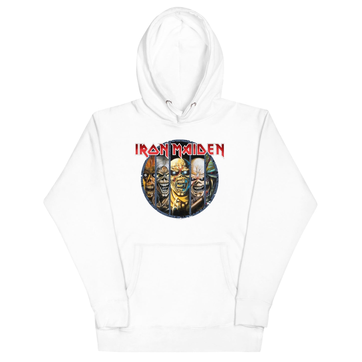 Iron Maiden - Eddies Hoodie White