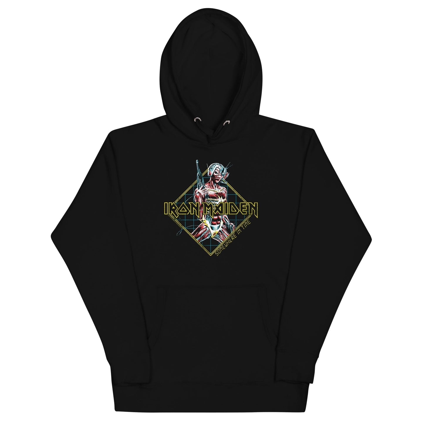 Iron Maiden - Rhombus Hoodie Black