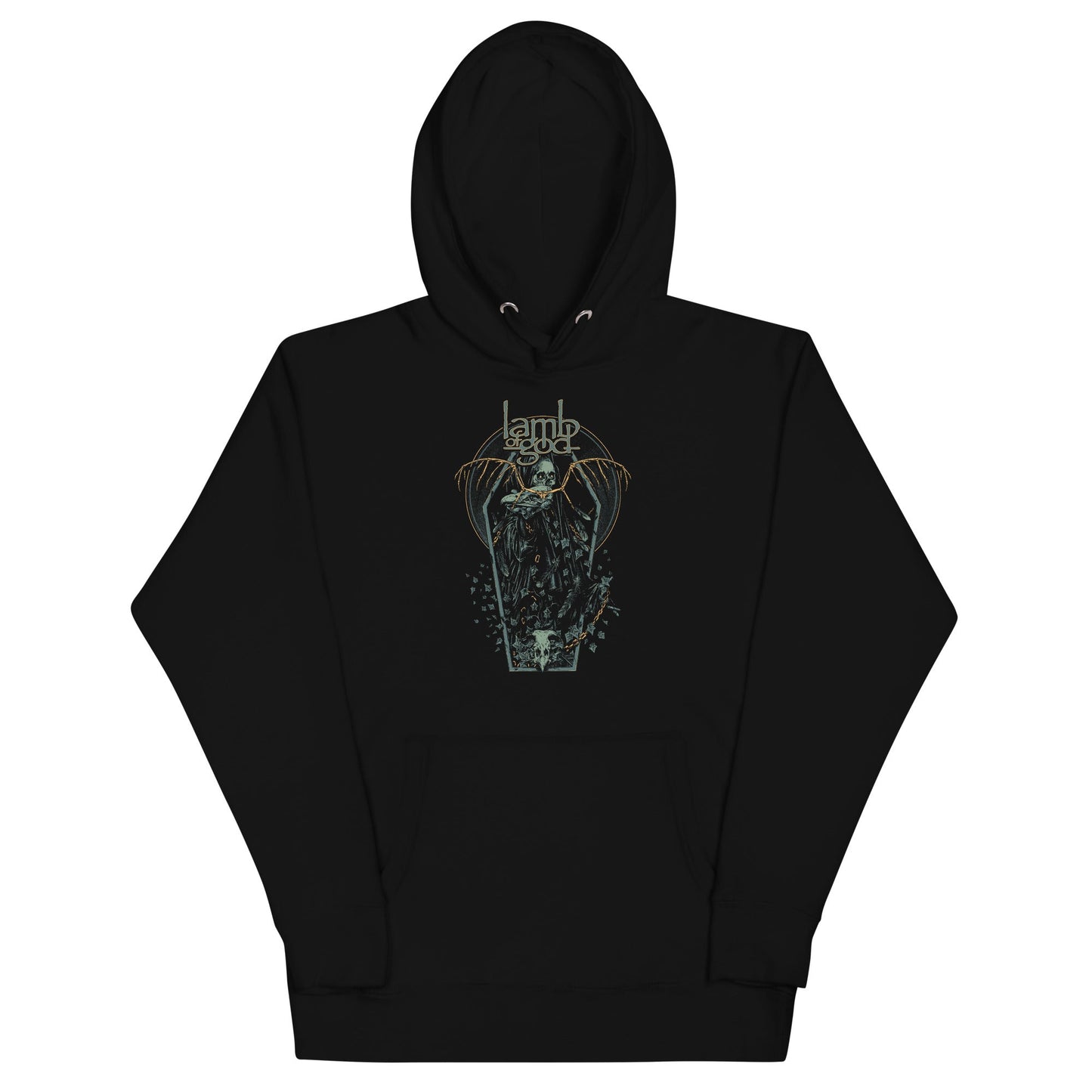 Lamb of God - Casket Hoodie Black