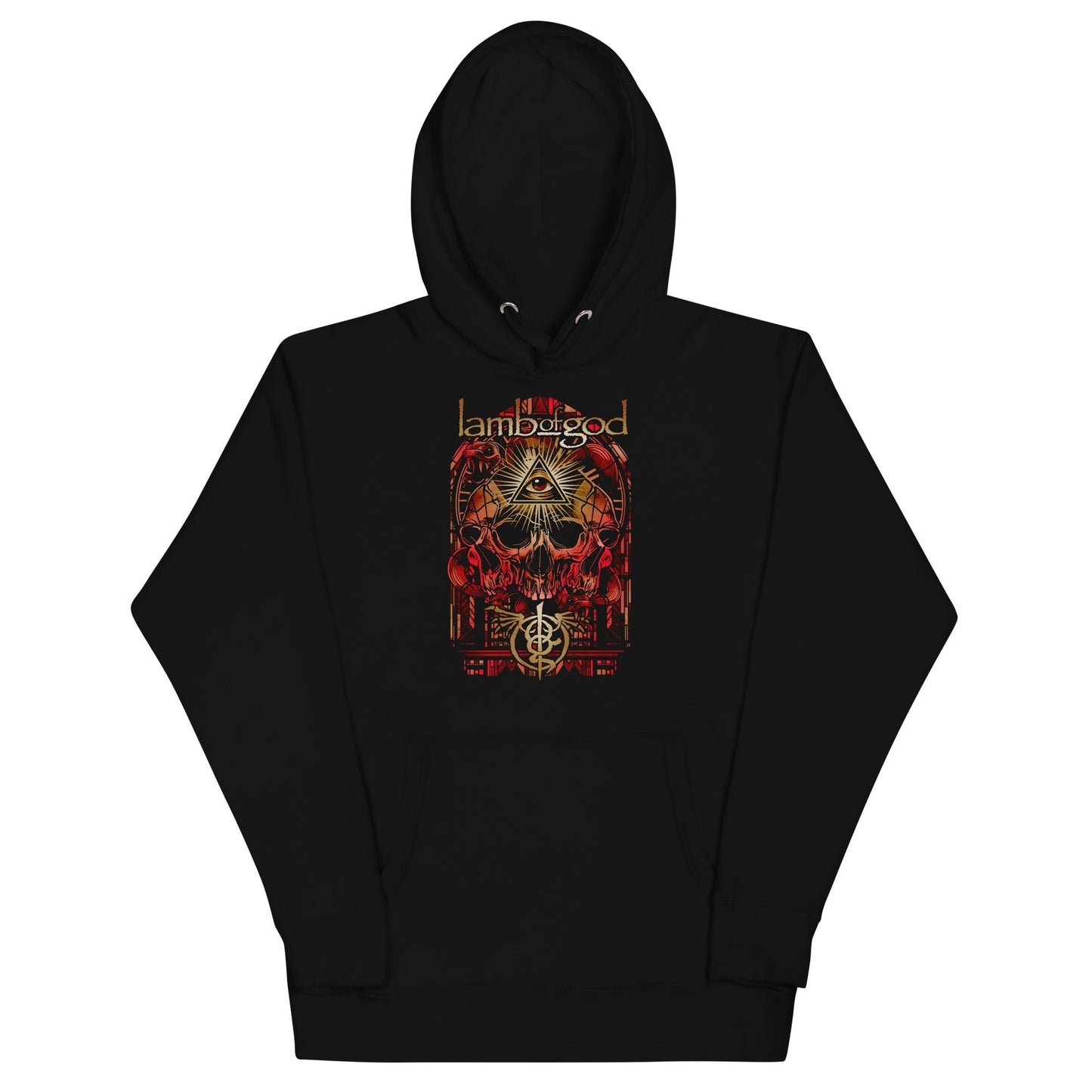 Lamb of God - Providence Skull Hoodie Black