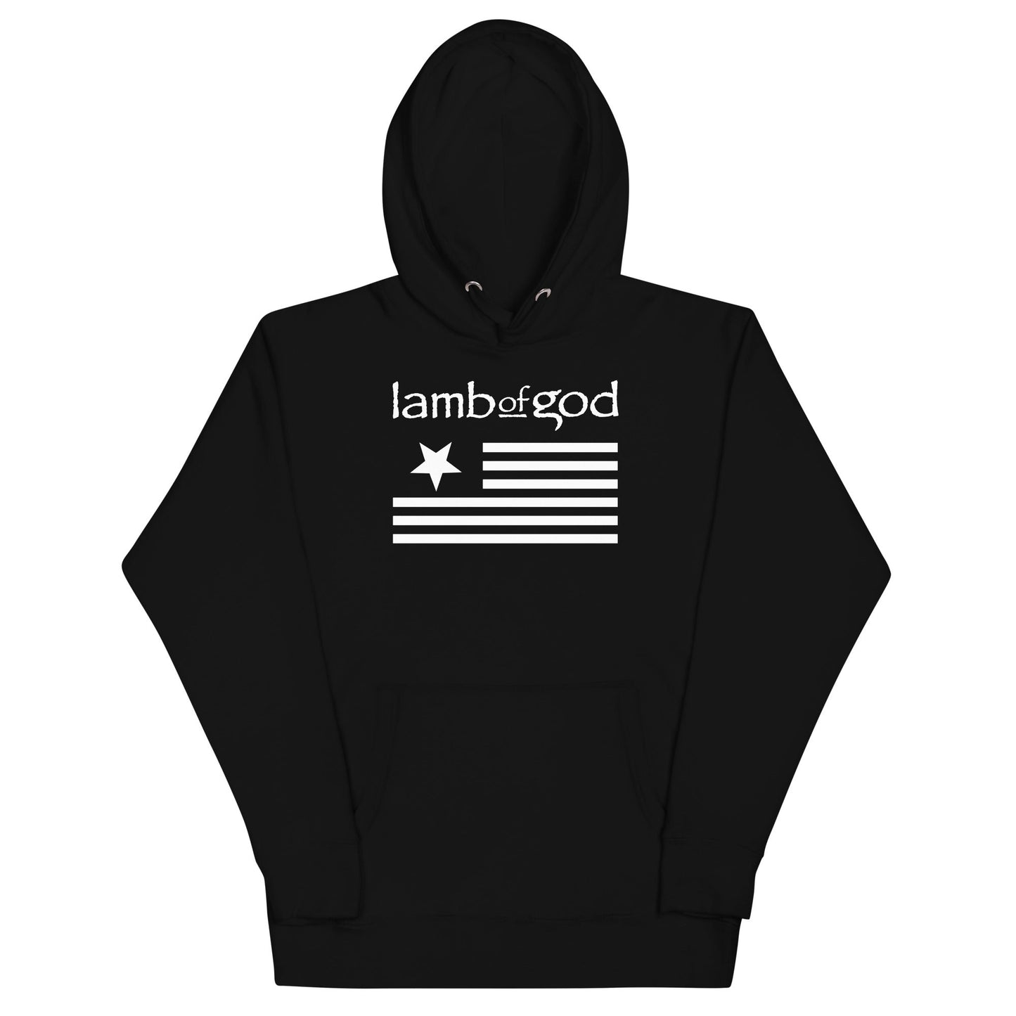 Lamb of God - White Flag Hoodie Black