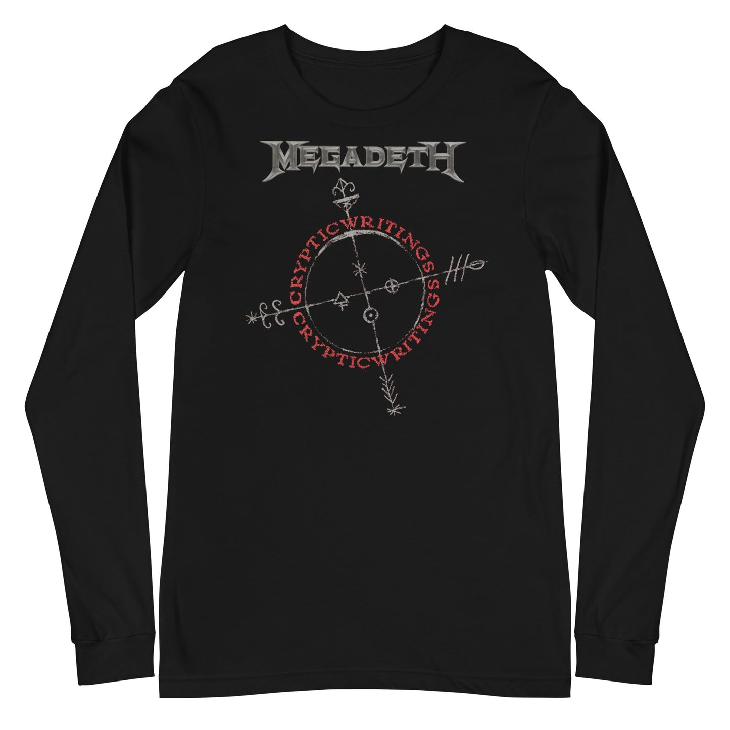 Megadeth - Cryptic Writings Long Sleeve T-Shirt Black