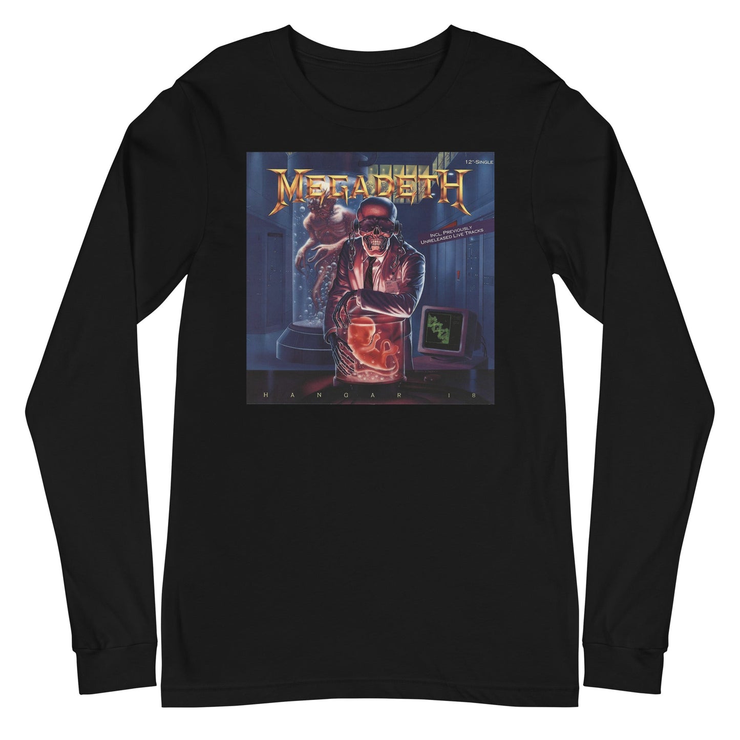 Megadeth - Hangar 18 Long Sleeve T-Shirt Black