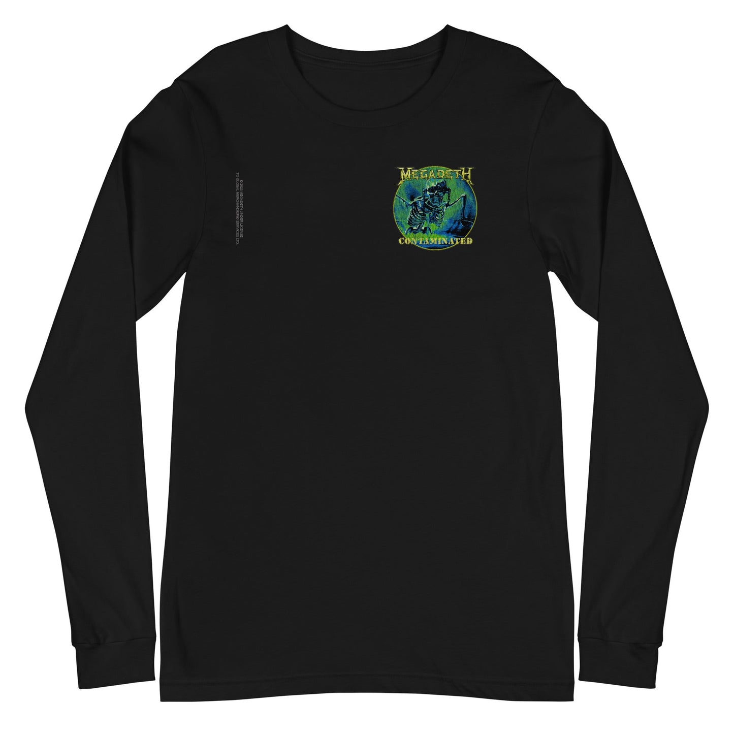 Megadeth - Small Contaminated Long Sleeve T-Shirt Black