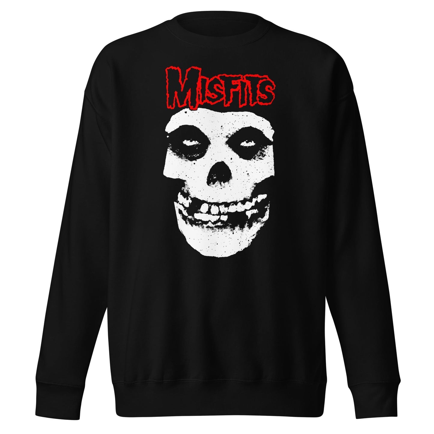 Misfits - Red Skull Sweatshirt Black