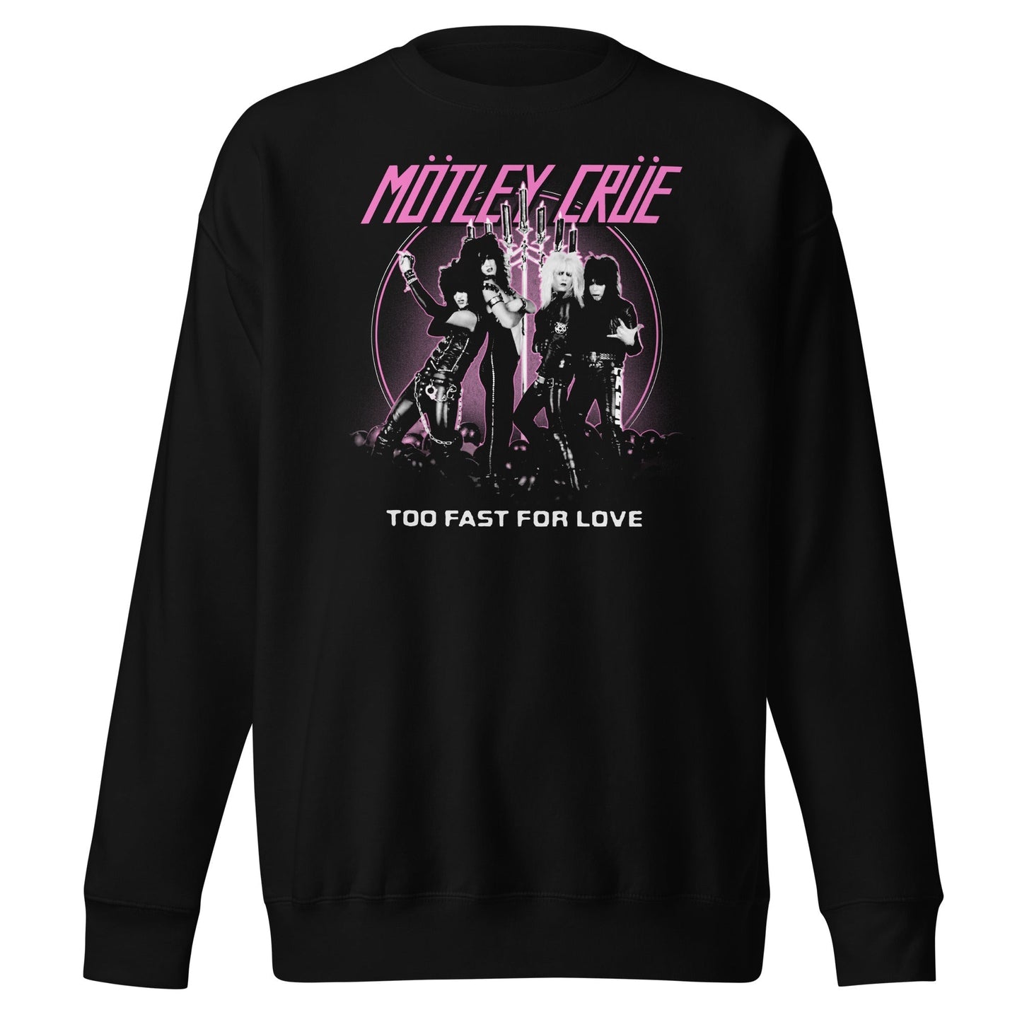 Motley Crue - Too Fast for Love Sweatshirt Black