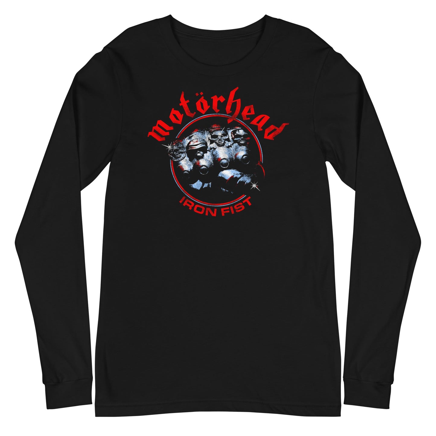 Motorhead - Red Fist Long Sleeve T-Shirt Black