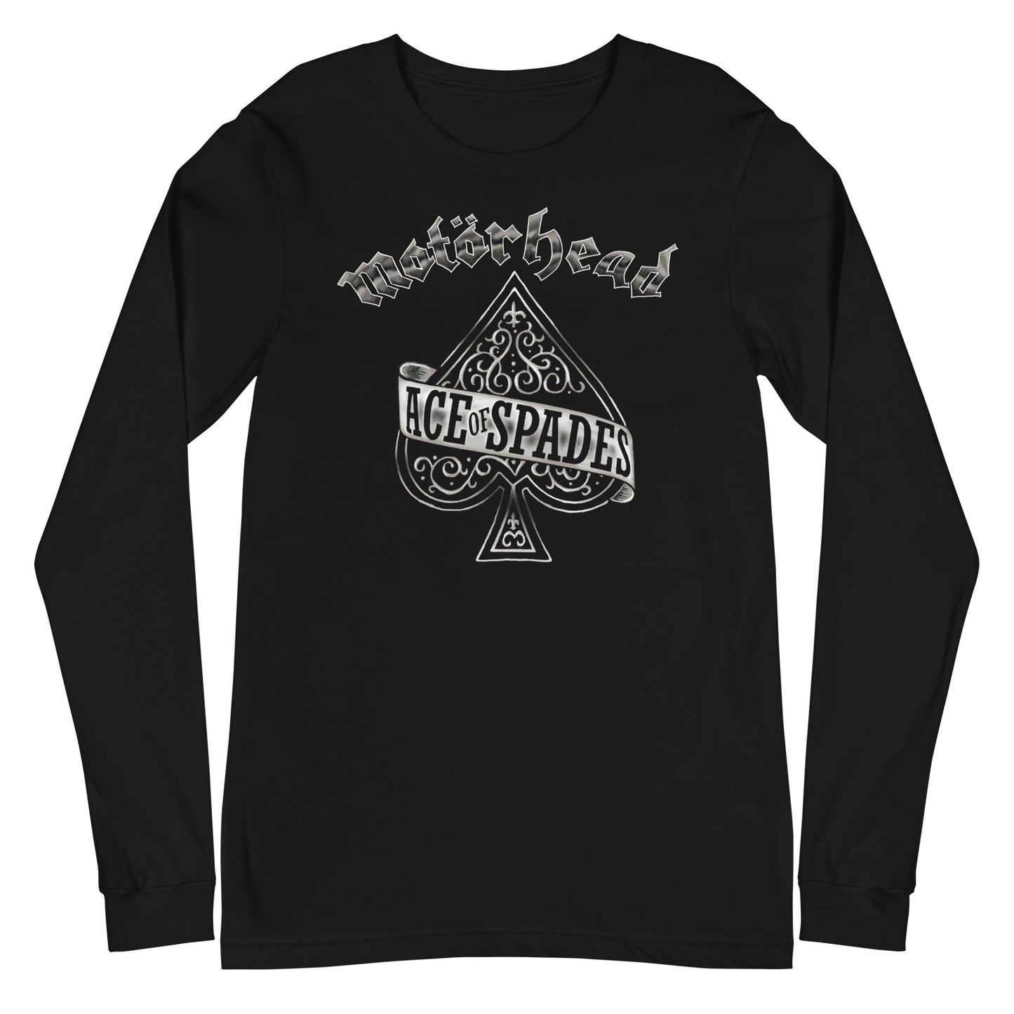 Motorhead - Silver Ace Long Sleeve T-Shirt Black
