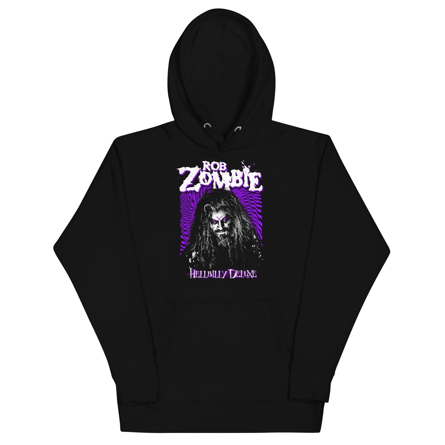 Rob Zombie - Hellbilly Purple Hoodie Black