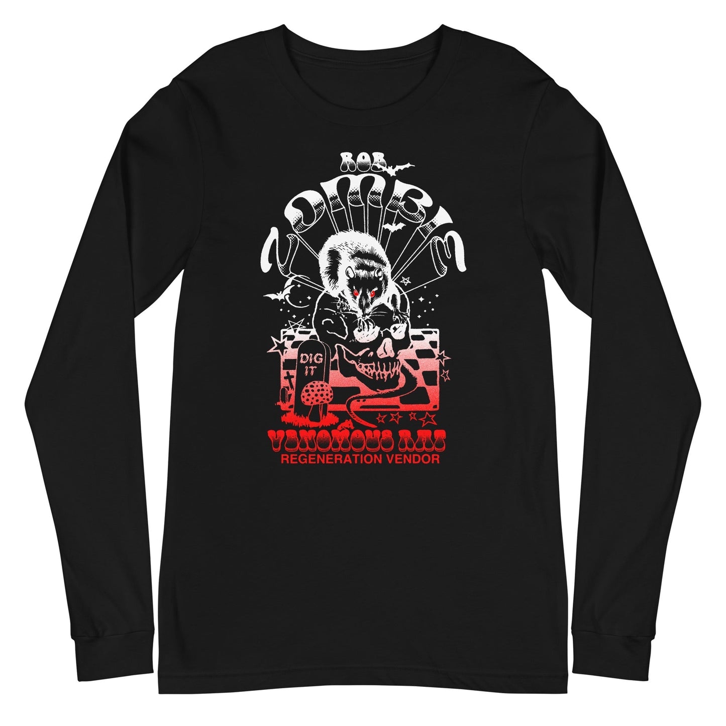 Rob Zombie - Regeneration Vendor Long Sleeve T-Shirt Black