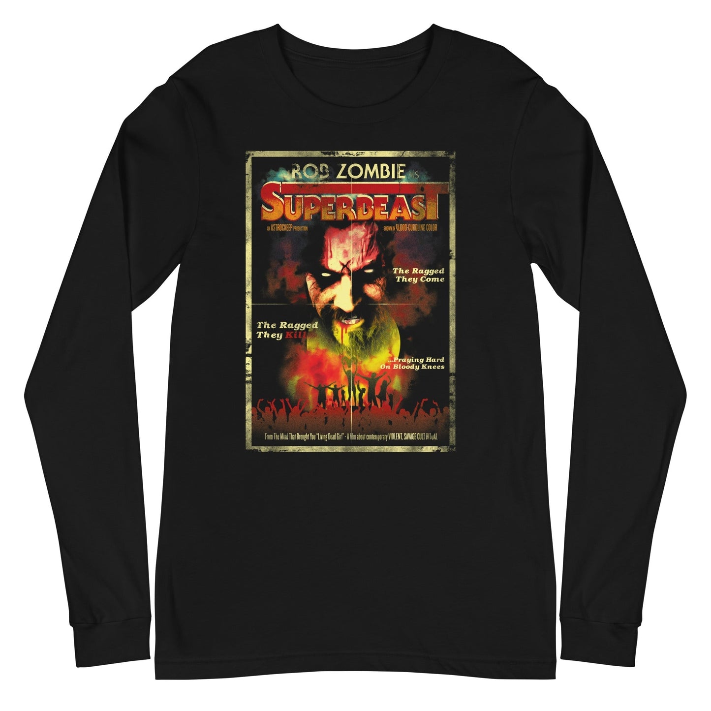 Rob Zombie - Superbeast Long Sleeve T-Shirt Black