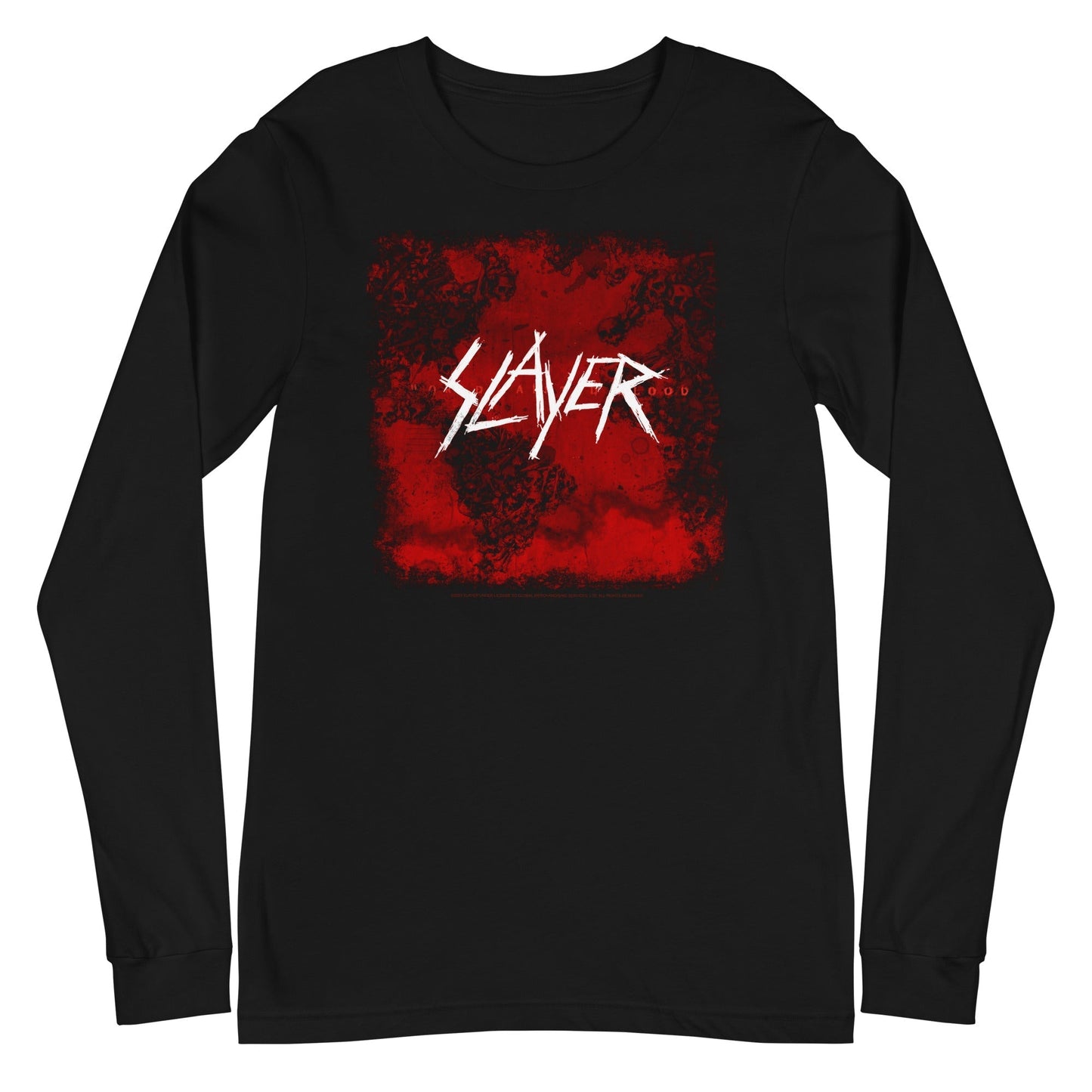 Slayer - Blood Logo Long Sleeve T-Shirt Black